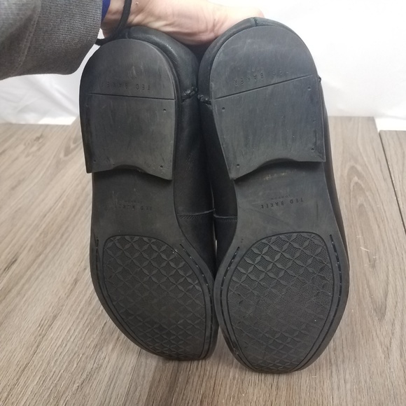 Ted Baker London  Black leather sz 13 loafers‎ main image 8